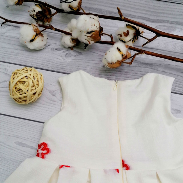 Платье для девочки Bebika (17/30-13), верх: 100% полиэстер, подкладка: 100% натуральный хлопок